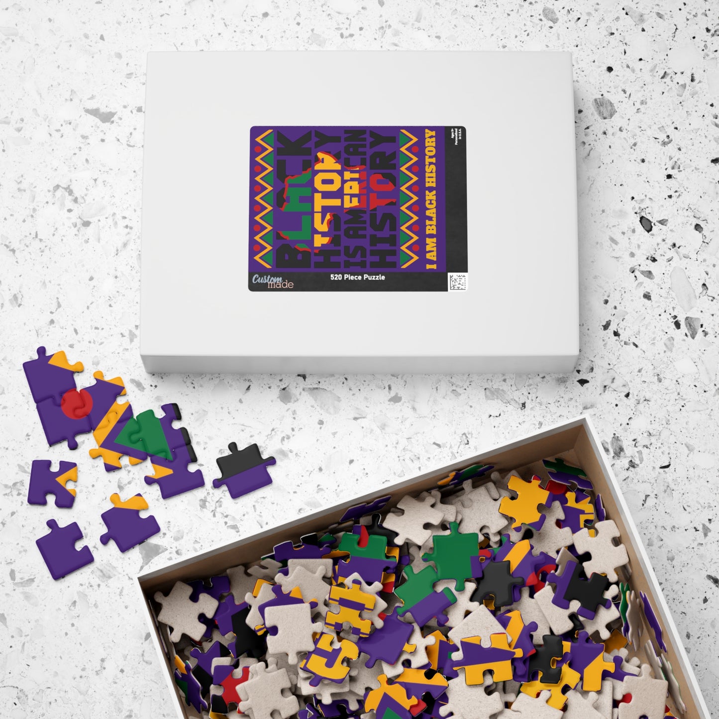 Puzzle (110, 252, 520, 1014-piece) "Black American History"