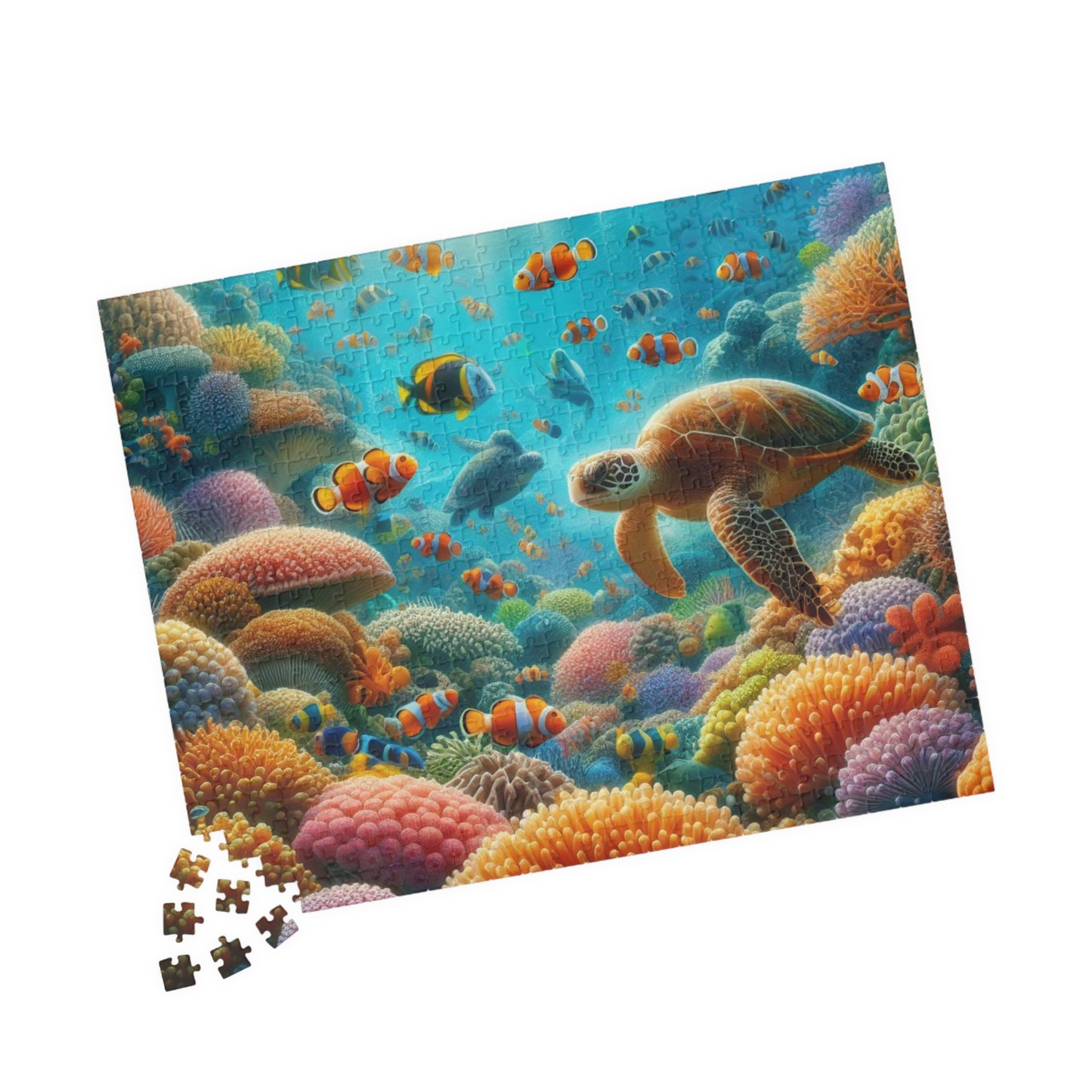 Puzzle (110, 252, 520 piezas) "Tortuga Marina"