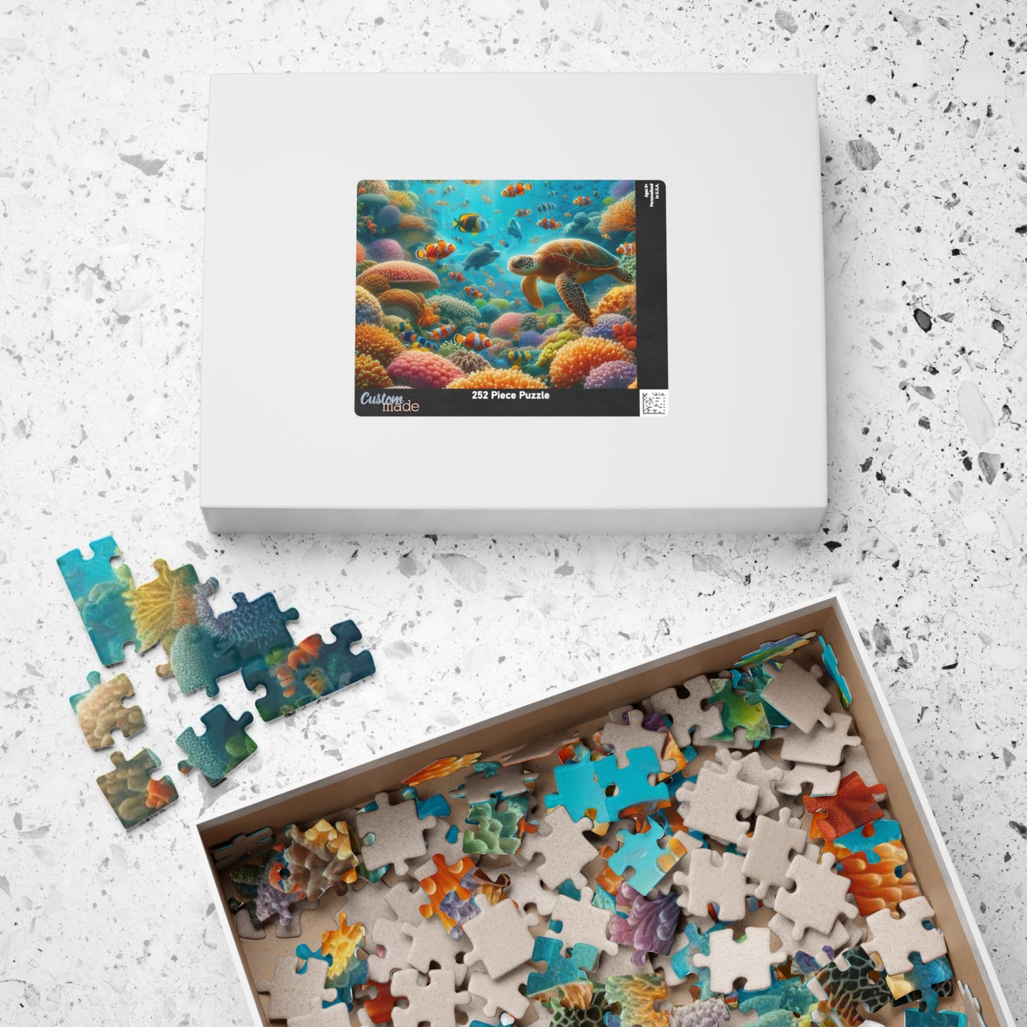 Puzzle (110, 252, 520 piezas) "Tortuga Marina"