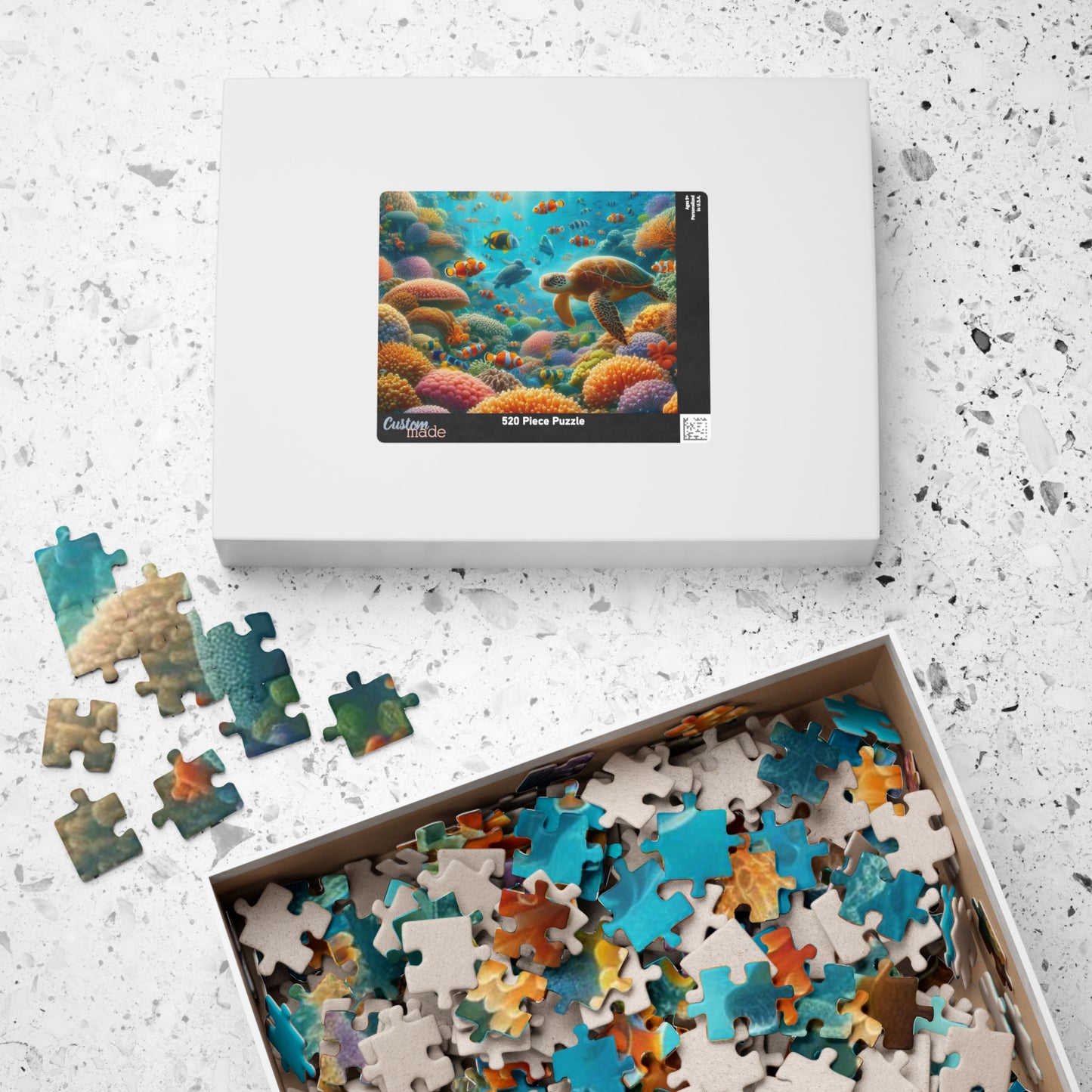 Puzzle (110, 252, 520 piezas) "Tortuga Marina"
