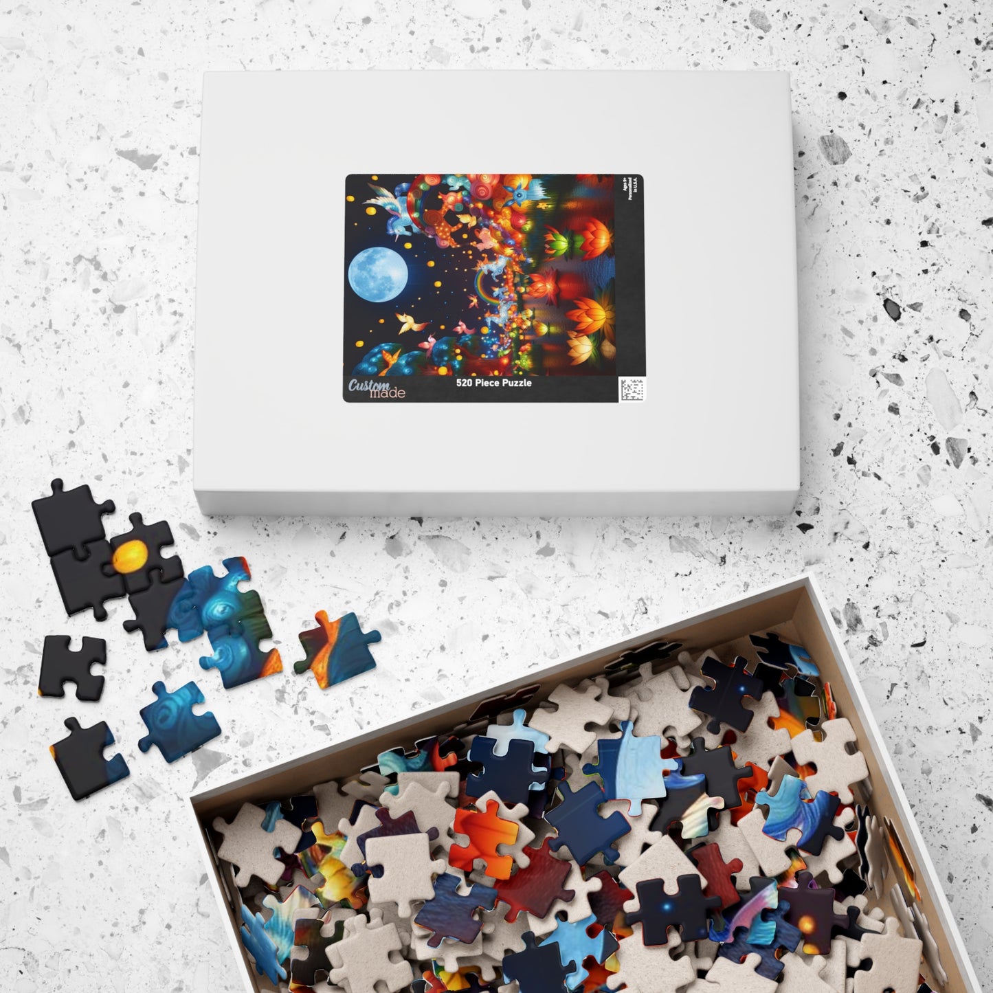 Puzzle (110, 252, 520 piece) "Illuminated Lanterns"