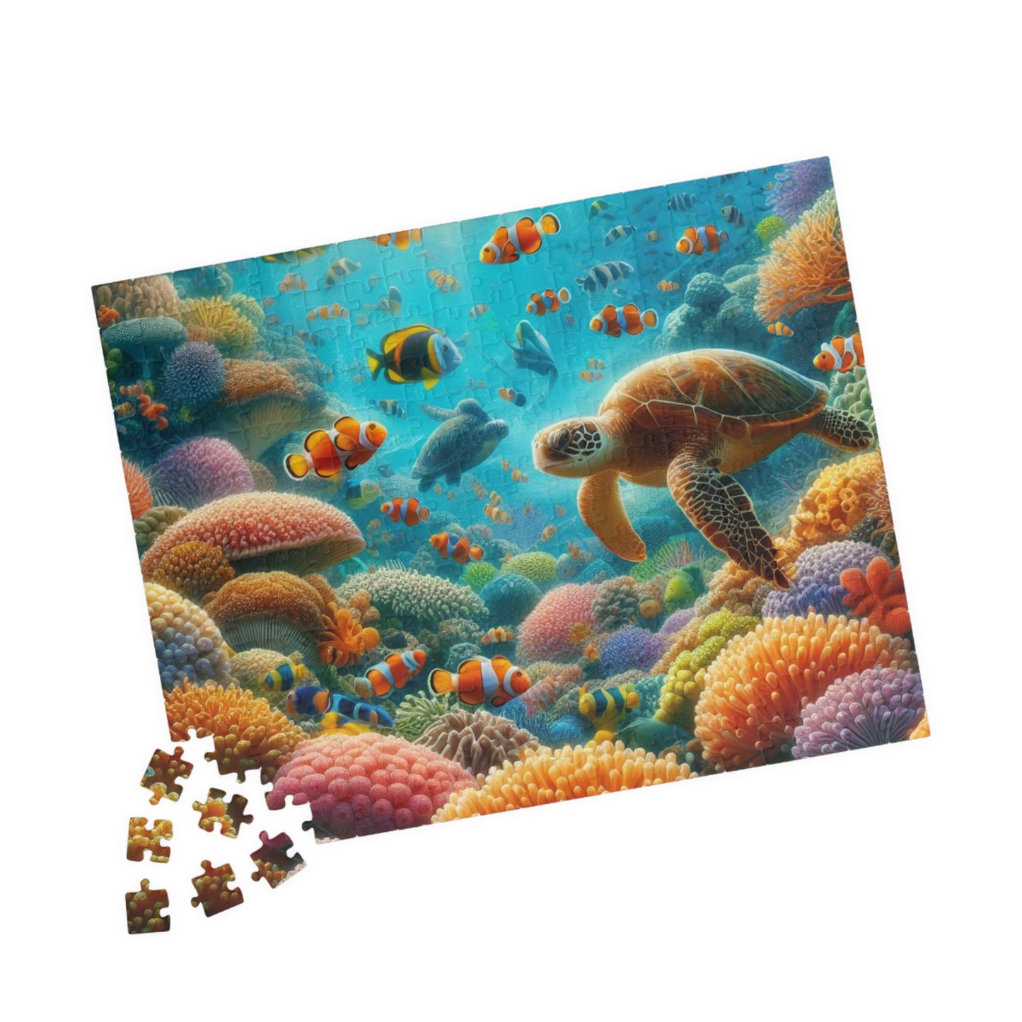 Puzzle (110, 252, 520 piezas) "Tortuga Marina"