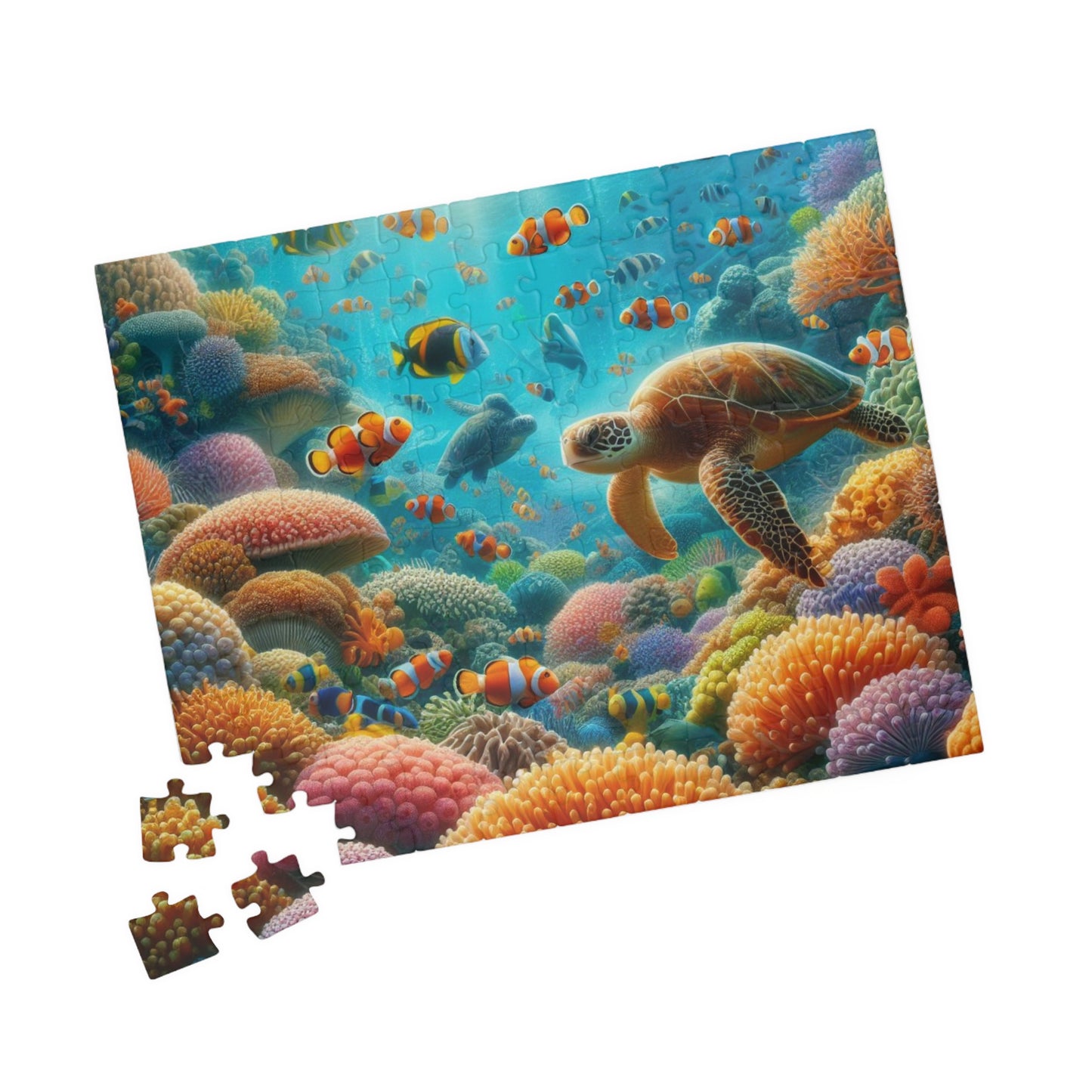 Puzzle (110, 252, 520 piezas) "Tortuga Marina"