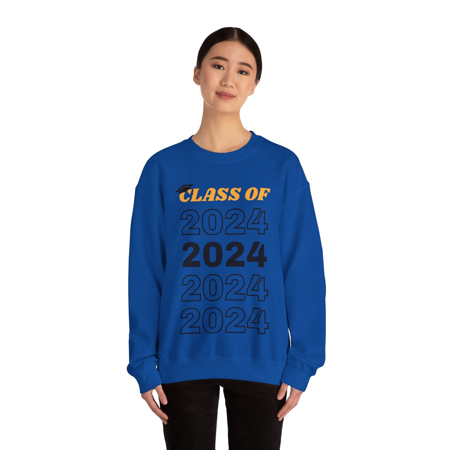 Unisex Heavy Blend™ Crewneck Sweatshirt "Class of 2024"