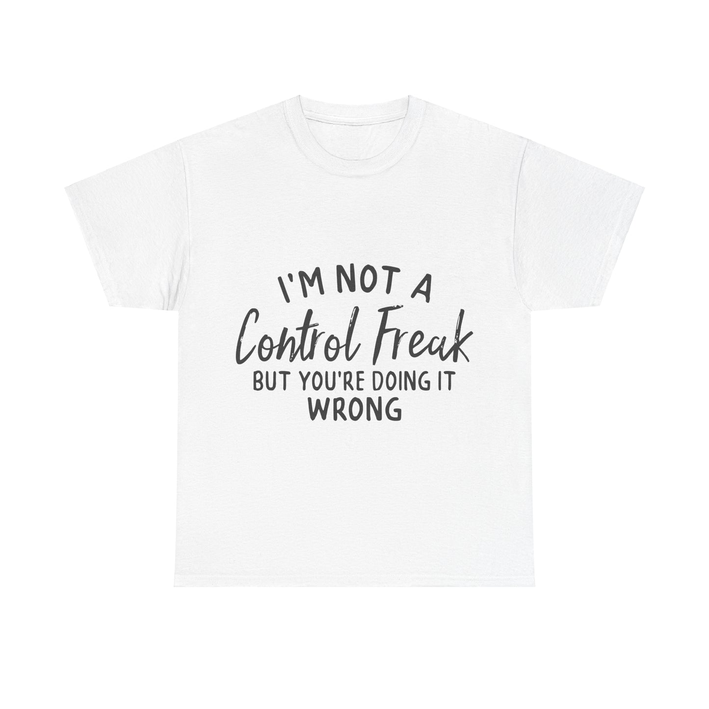 Camiseta unisex de algodón pesado "Control Freak"