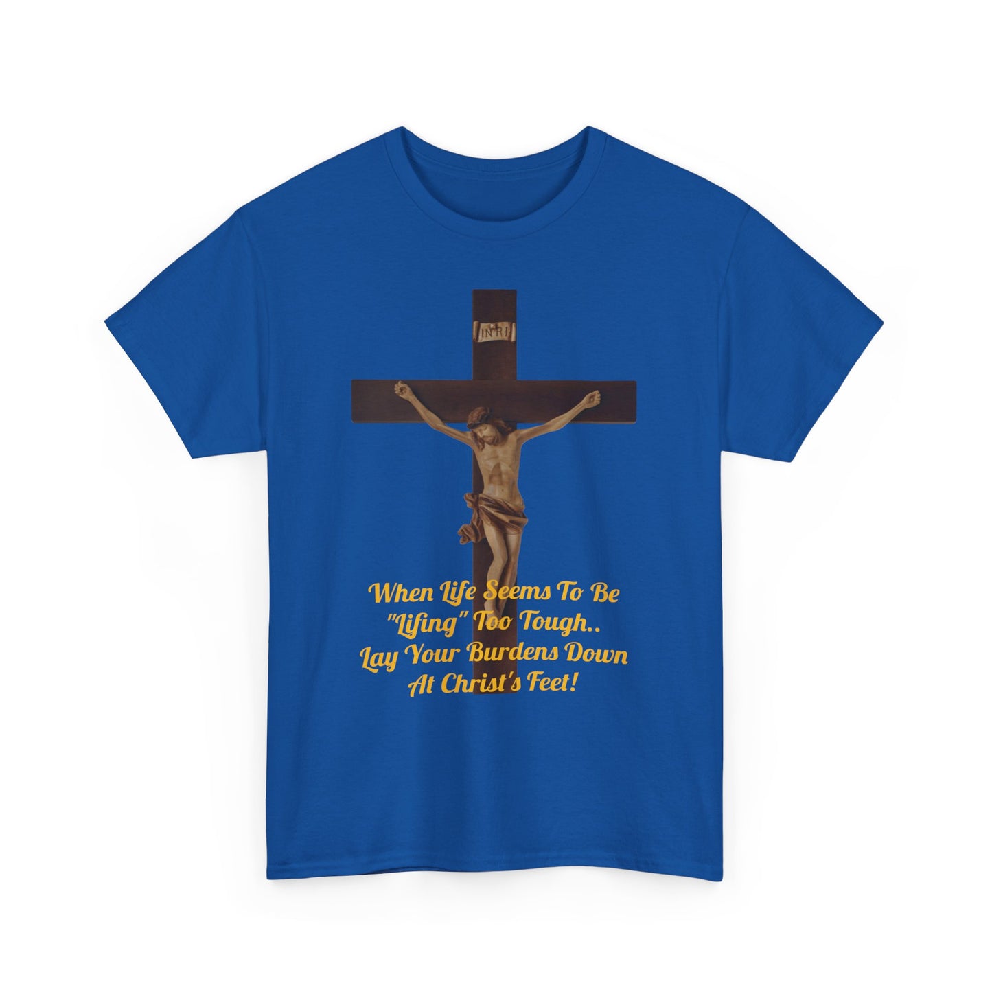 Camiseta unisex de algodón pesado "Cuando la vida es vida"