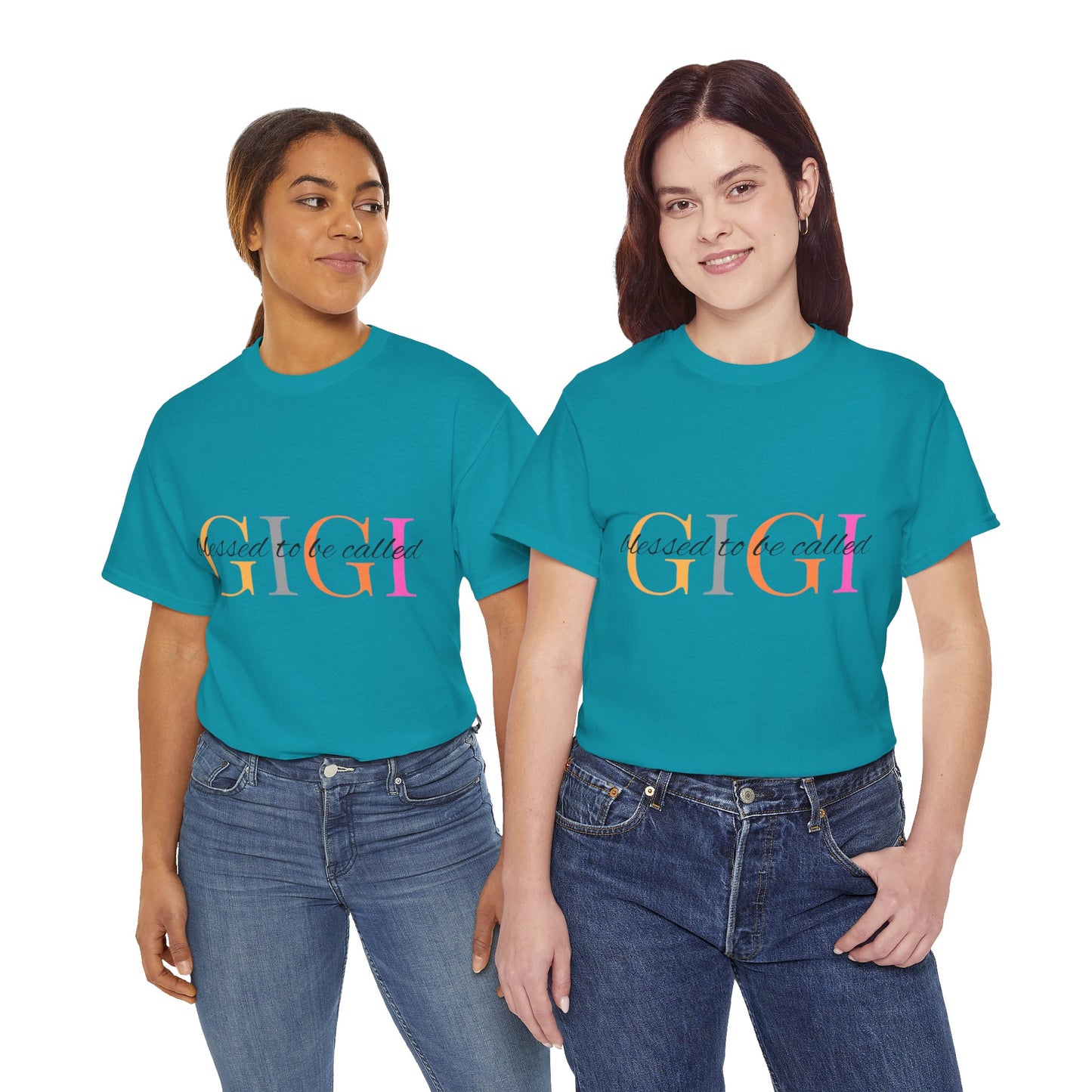 Unisex Heavy Cotton Tee "Blessed GiGi"