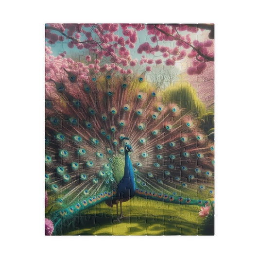 Puzzle (110, 252, 520 piece) "Peacock"