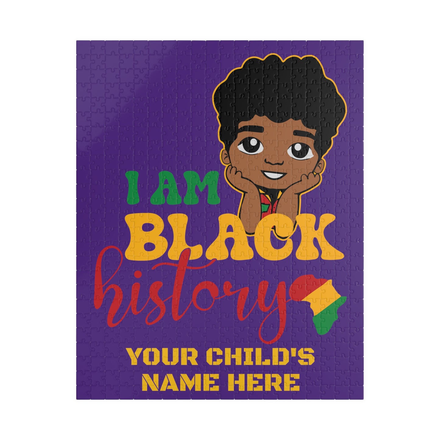 Puzzle (110, 252, 520, 1014-piece) "Black History Boy"