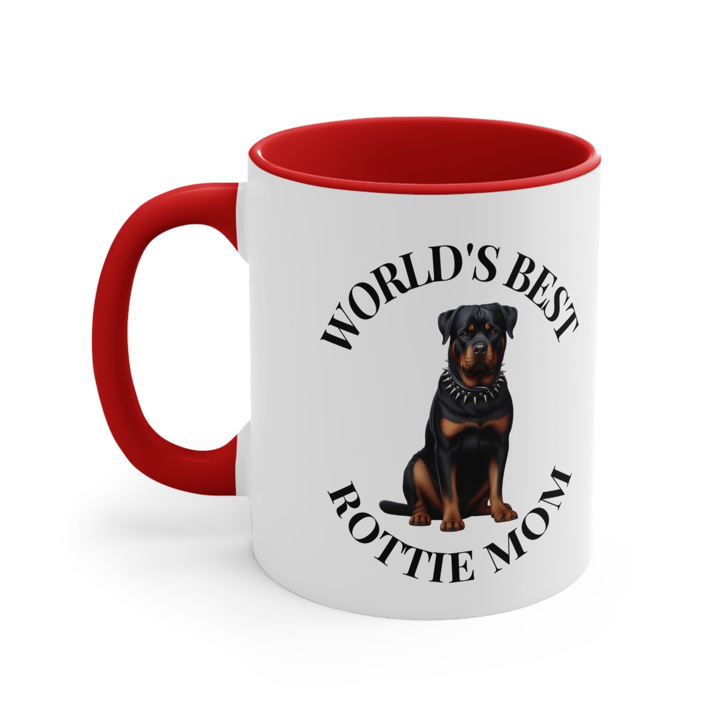 Accent Coffee Mug, 11oz "Rottie Mom"