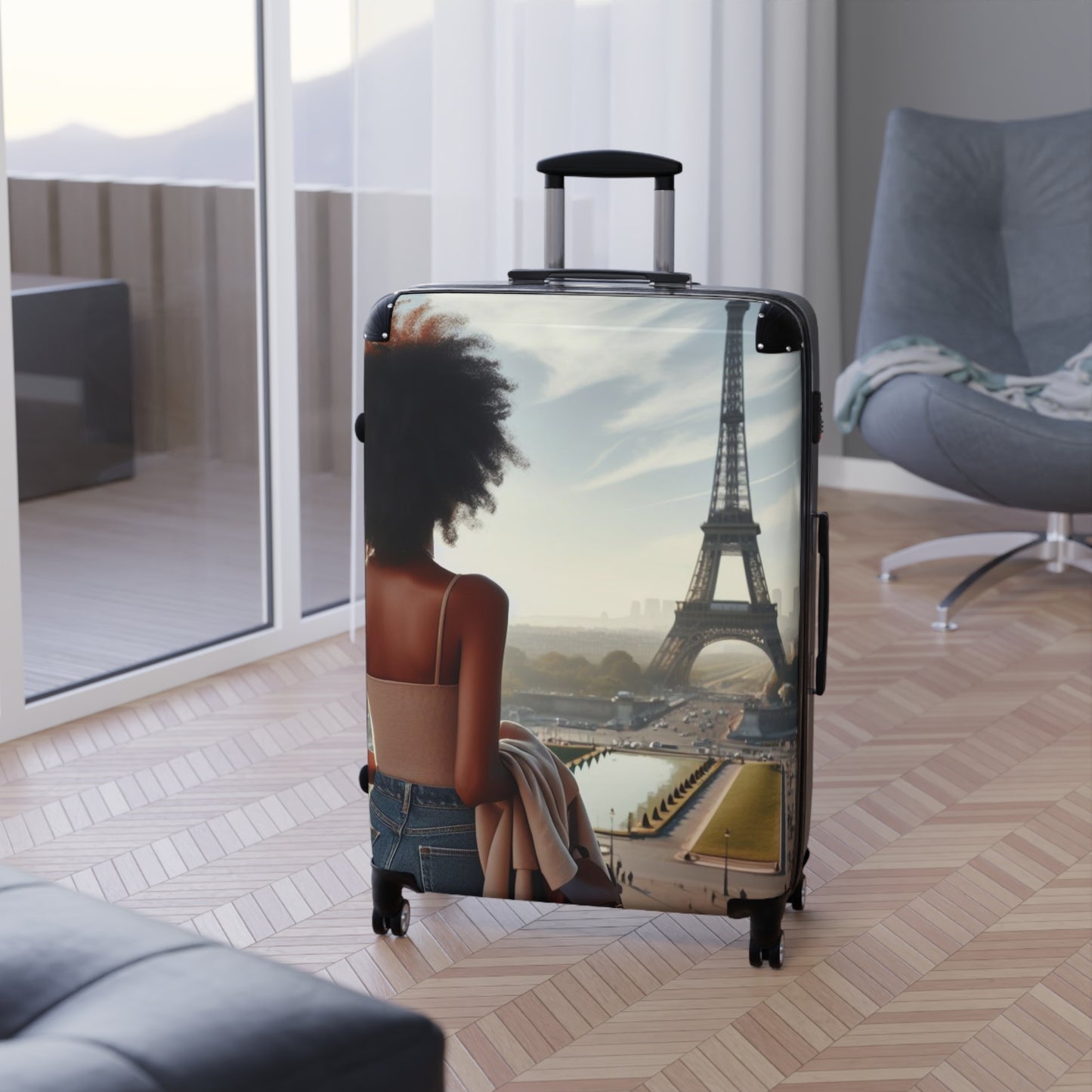 Suitcase "Bon Voyage France"