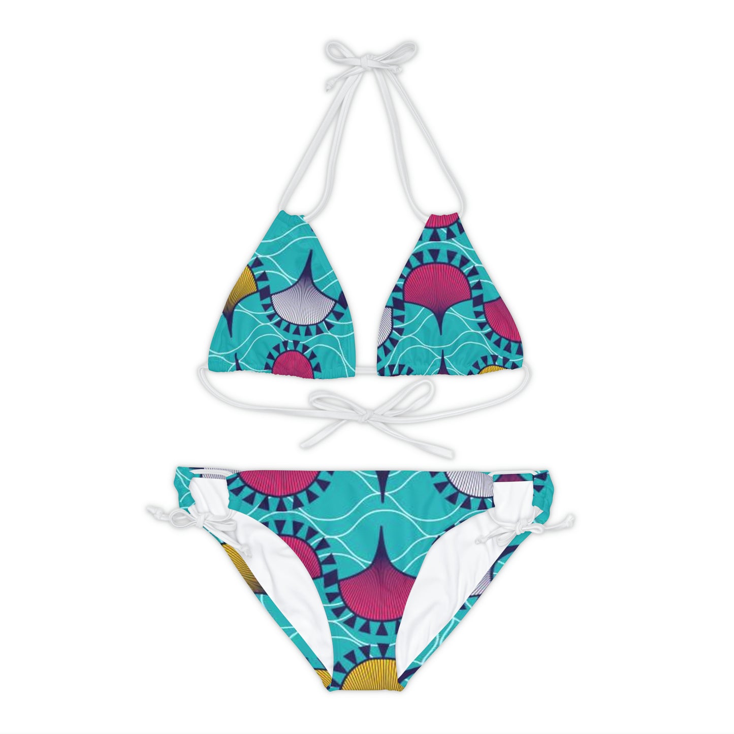 Strappy Bikini Set "Turquoise"