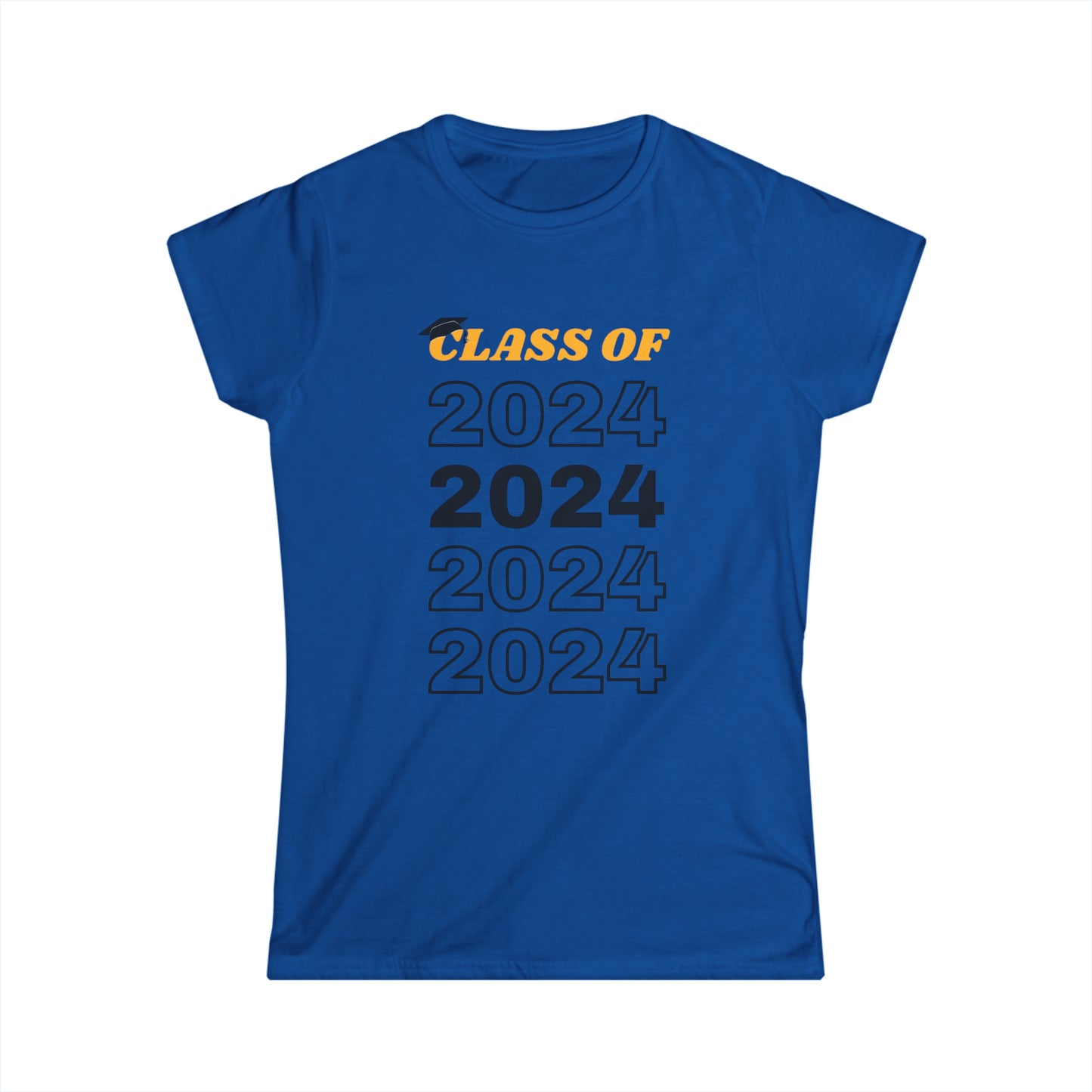 Women's Softstyle Tee "Class of 2024"