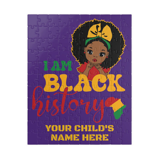 Puzzle (110, 252, 520, 1014-piece) "Black History Girl"