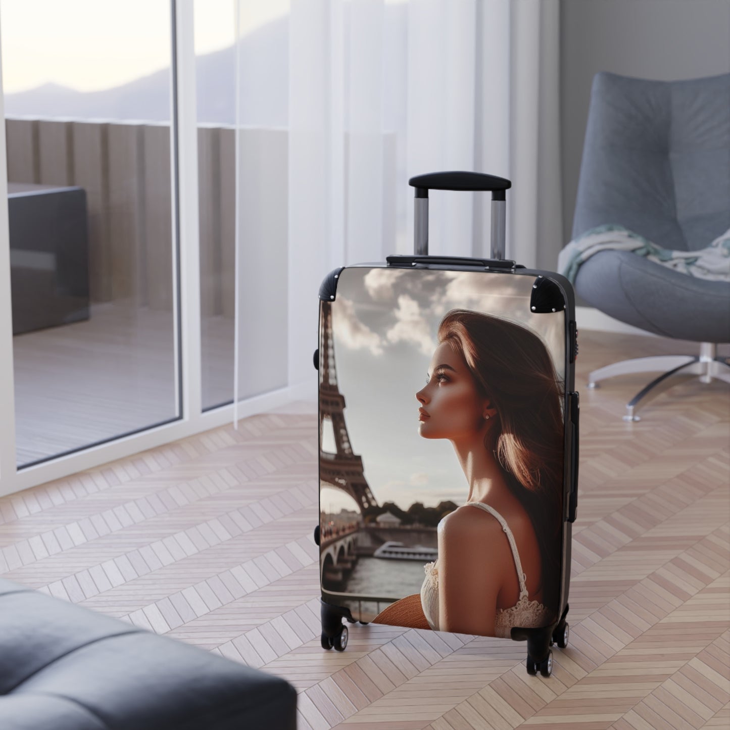 Suitcase "Bon Voyage France"