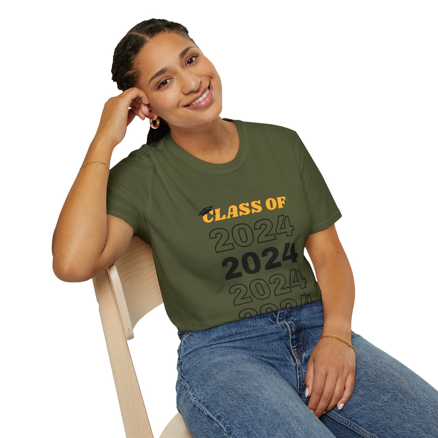 Unisex Softstyle T-Shirt “Class of 2024"