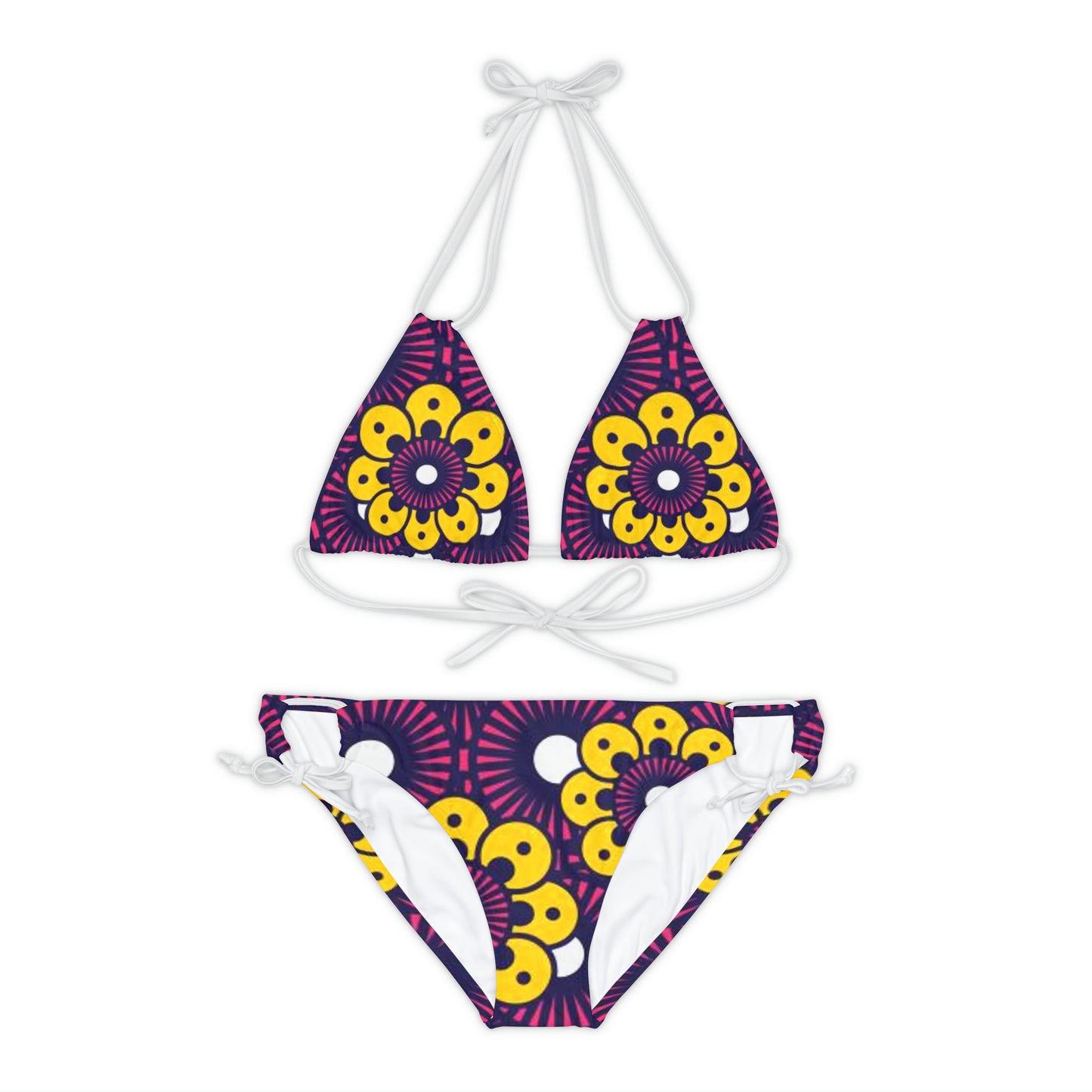 Strappy Bikini Set “Flower”