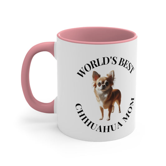 Accent Coffee Mug, 11oz "Chihuahua Mom"