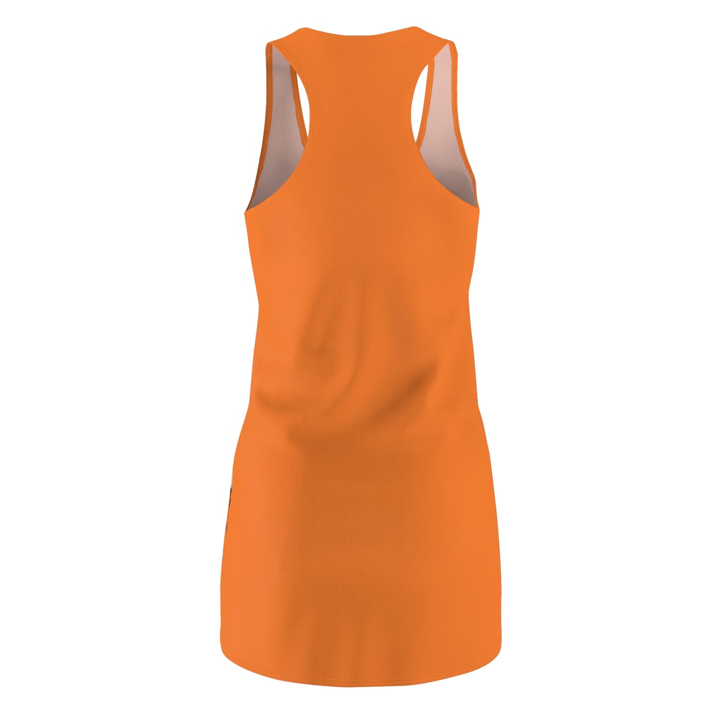 Cut & Sew Racerback Dress "Texas Hold 'Em I - Orange”