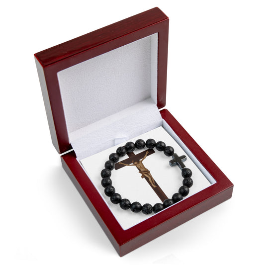 Bead Bracelet "Cross"