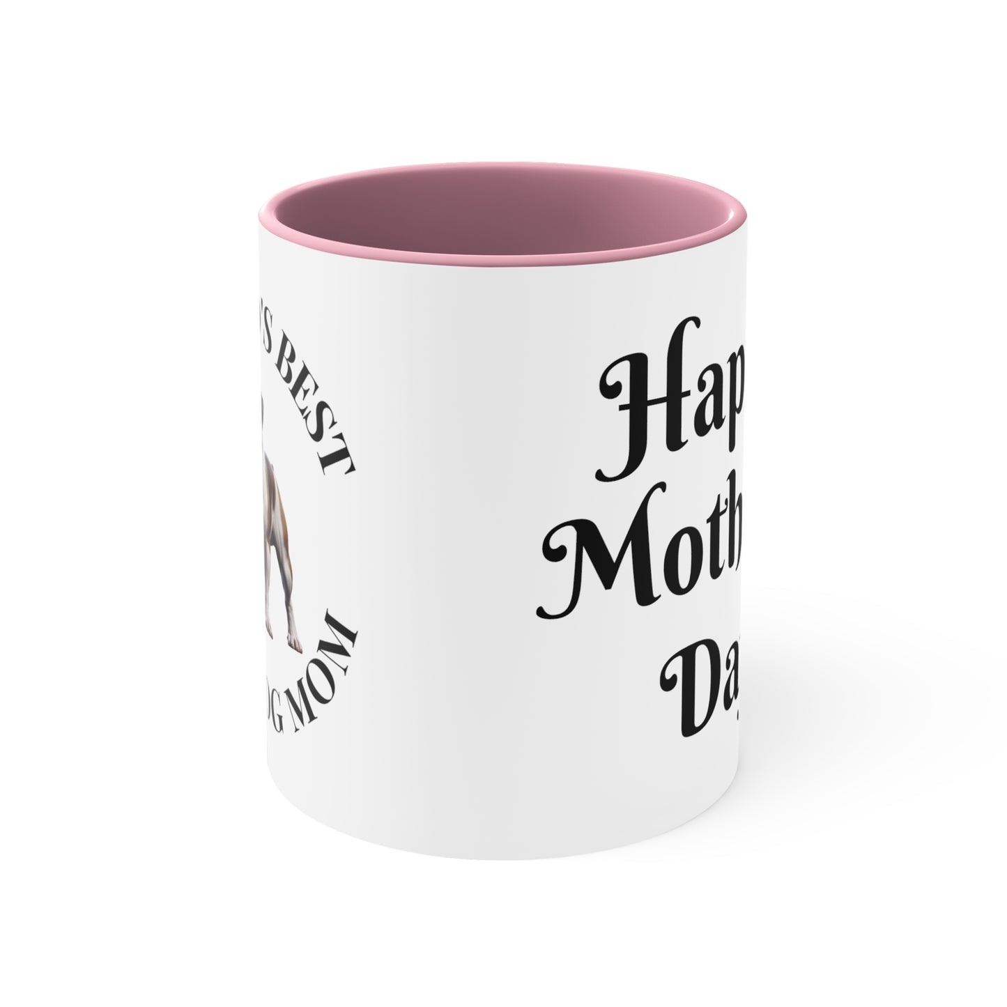 Accent Coffee Mug, 11oz "Bulldog Mom"