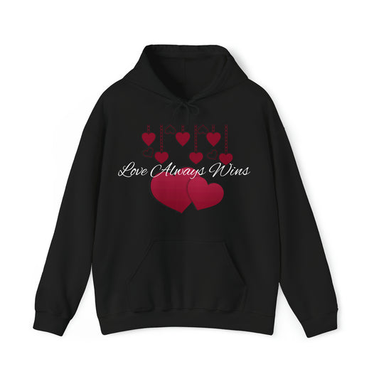 Sudadera con capucha de mujer “El amor siempre gana"