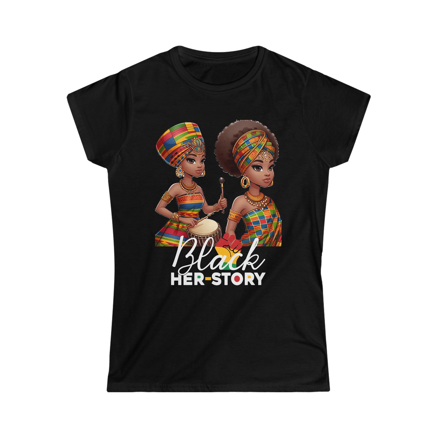 Women's Softstyle Tee "African Queens”