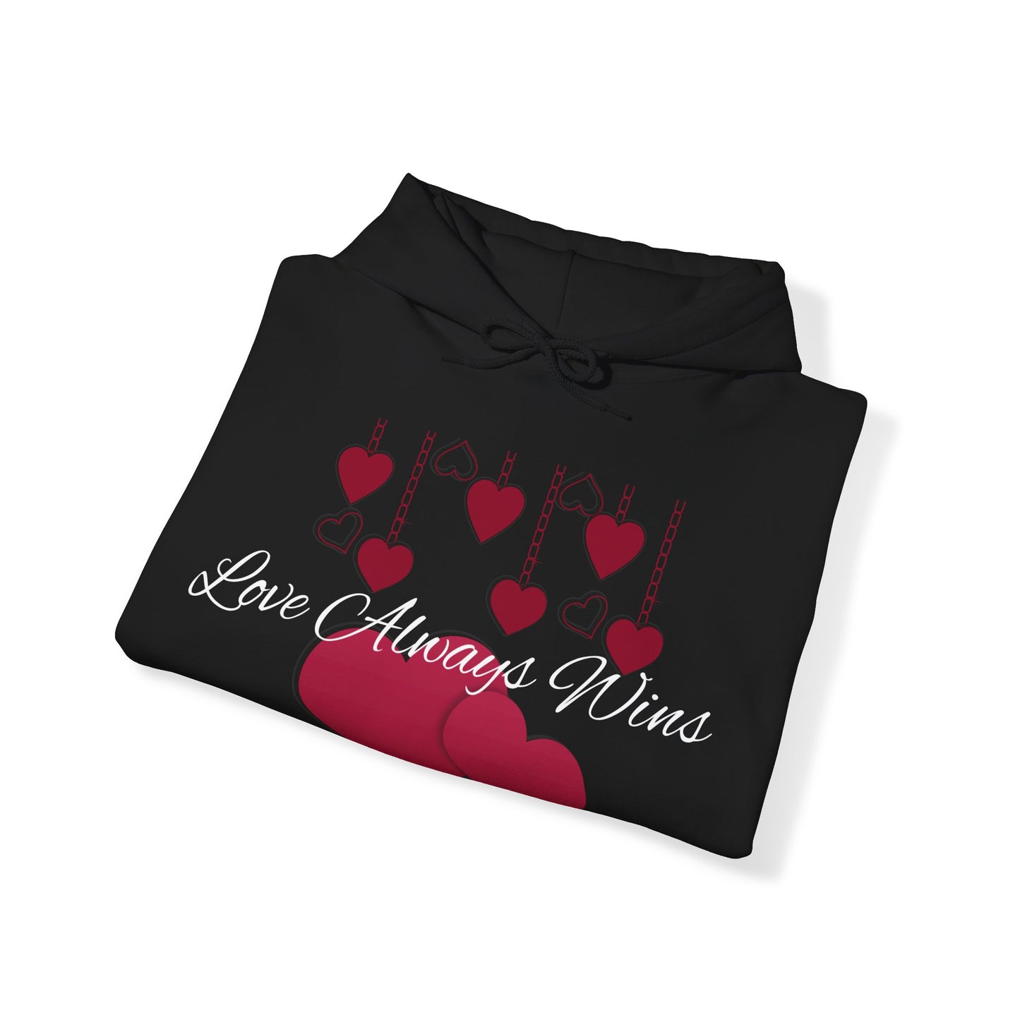 Sudadera con capucha de mujer “El amor siempre gana"