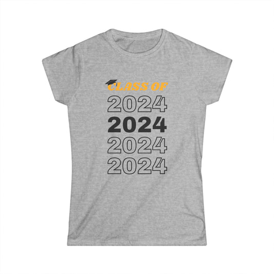 Women's Softstyle Tee "Class of 2024"