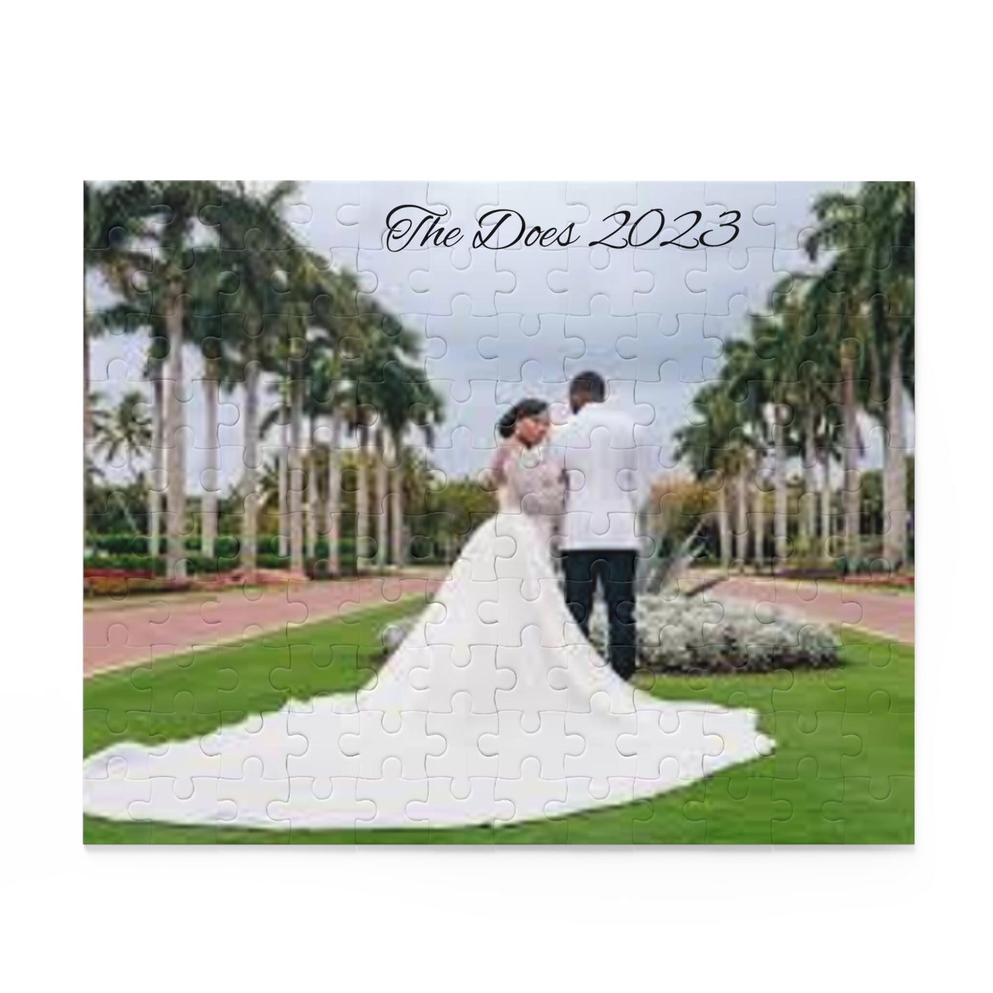 Puzzle (120, 252, 500-Piece) Customizable “Wedding Day”