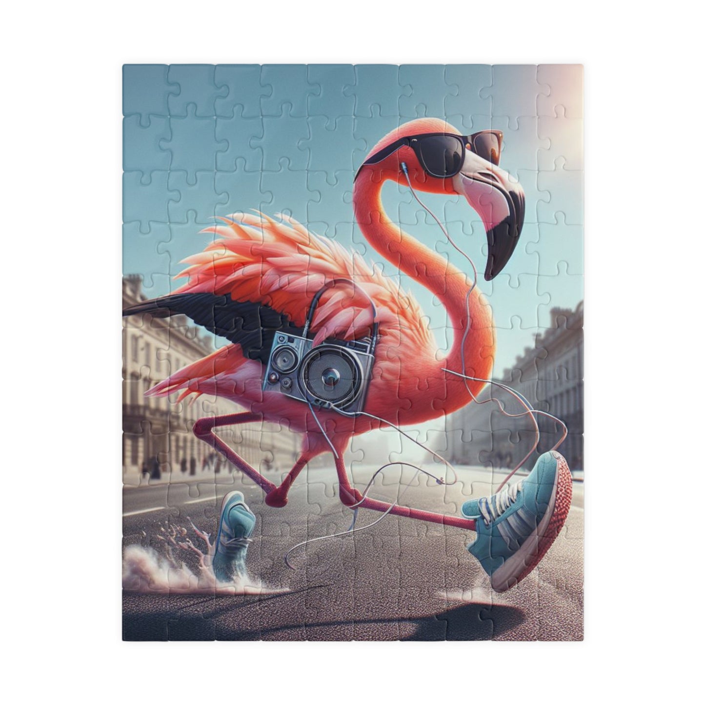 Puzzle (110, 252, 520 piece) "Hip Hop Flamingo"