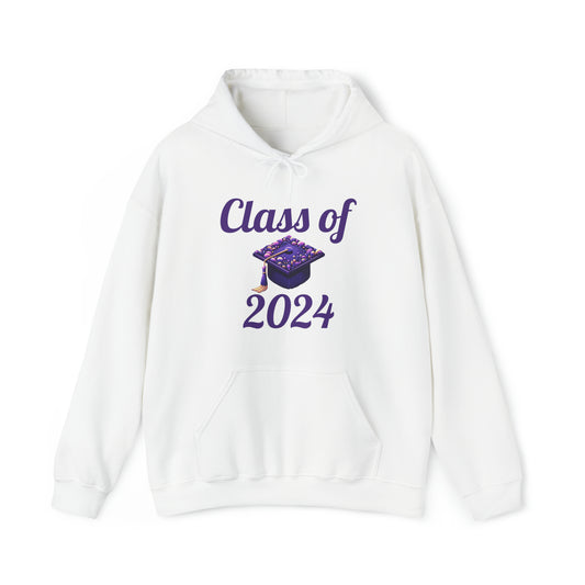 Sudadera con capucha unisex "Clase de 2024"