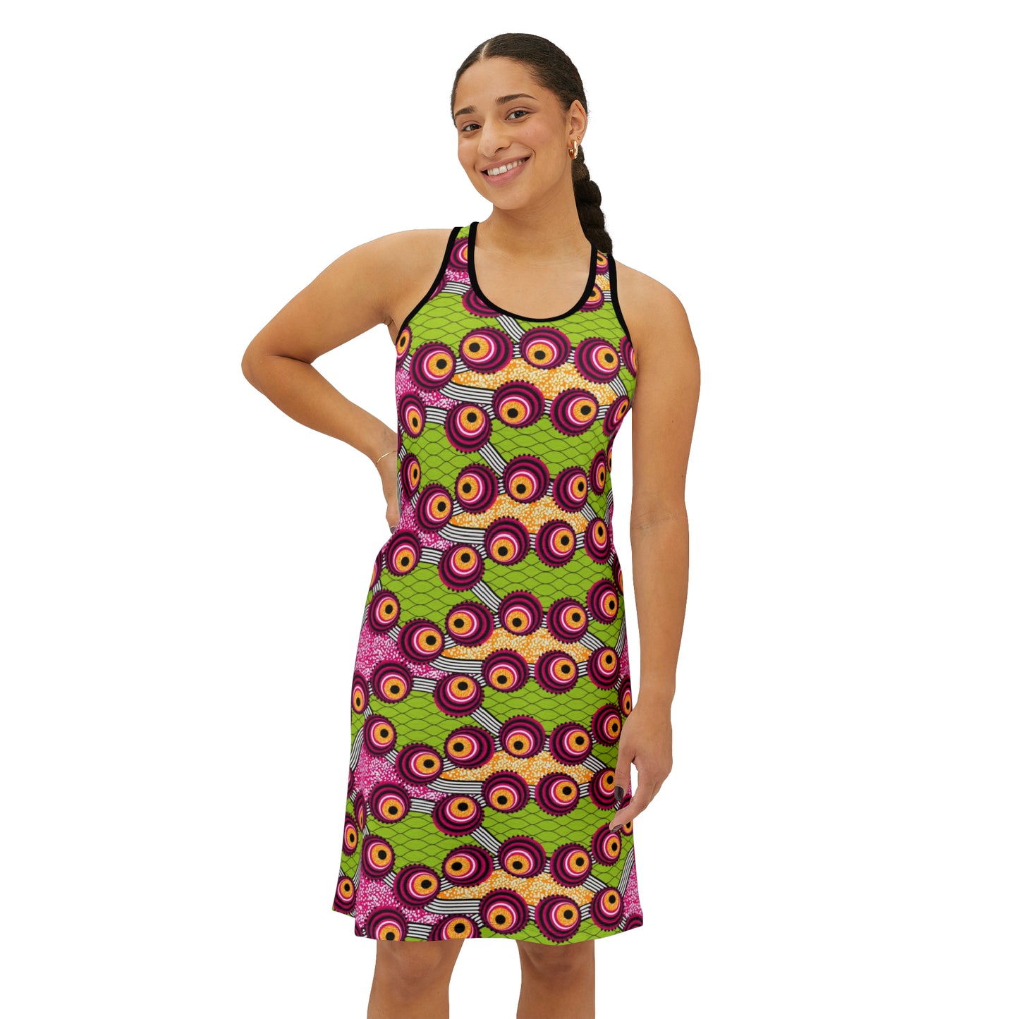 Women's Racerback Dress “Spirals”