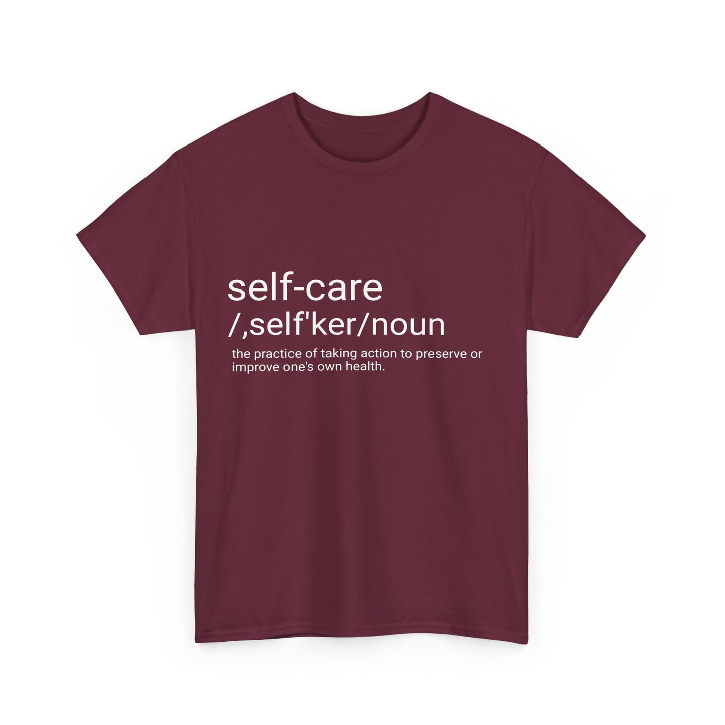 Unisex Heavy Cotton Tee "Self-Care"