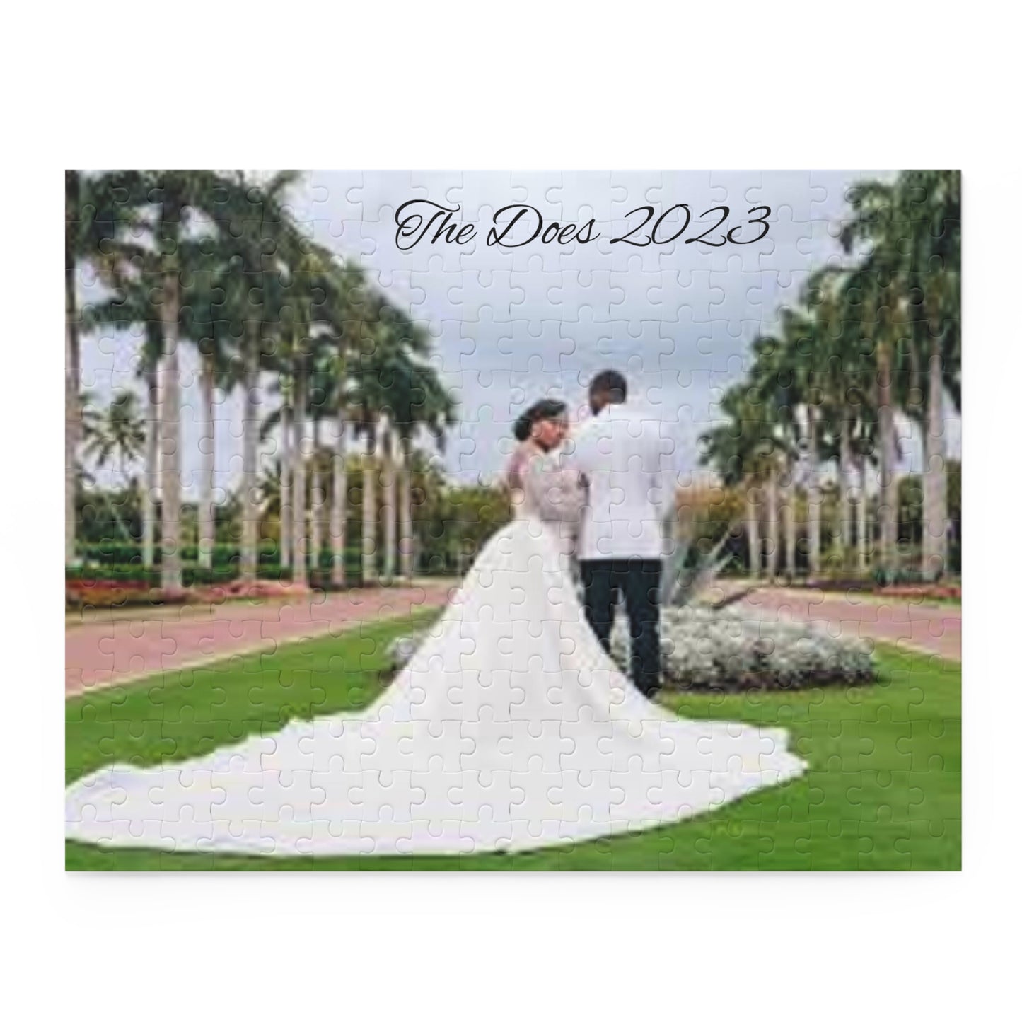 Puzzle (120, 252, 500-Piece) Customizable “Wedding Day”