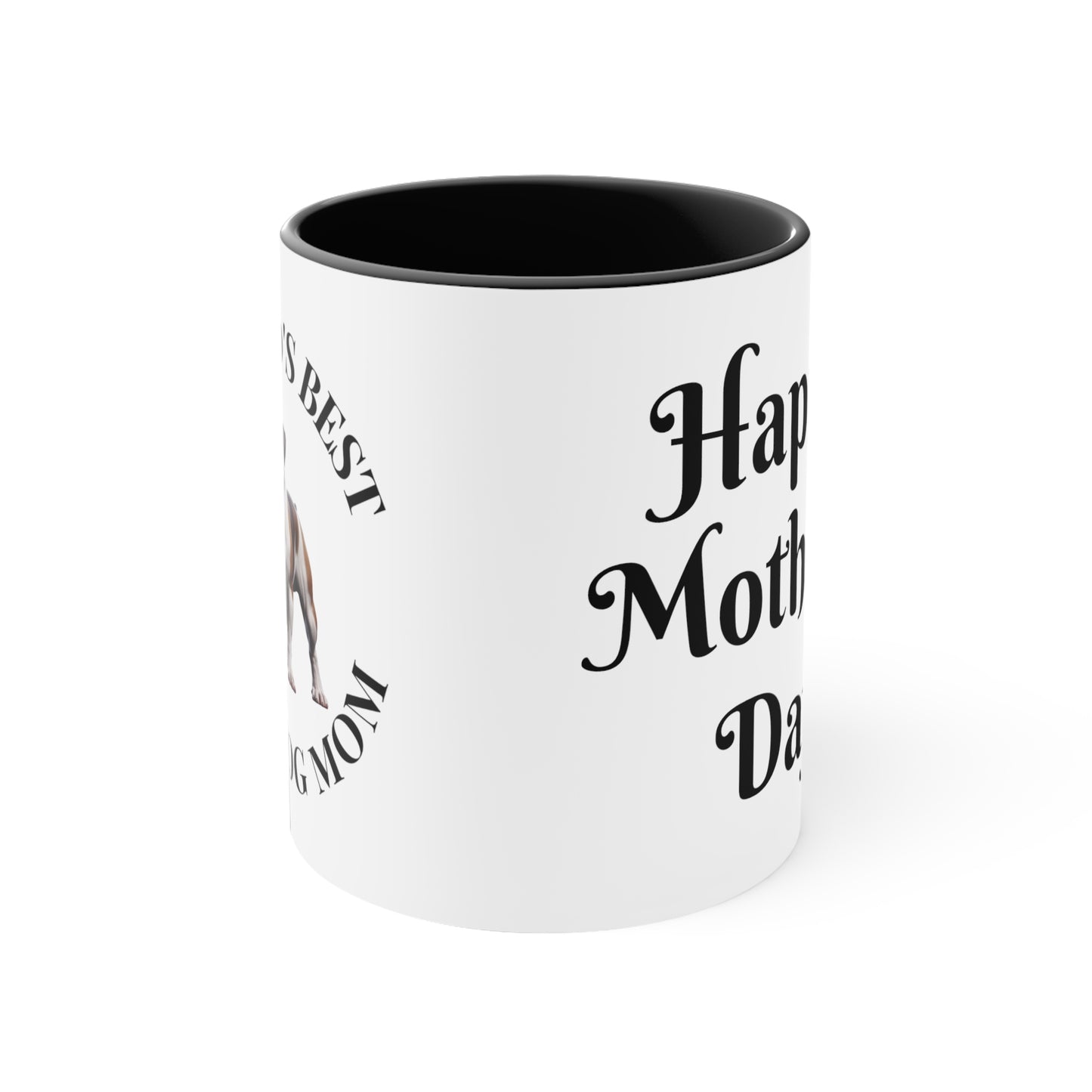 Accent Coffee Mug, 11oz "Bulldog Mom"