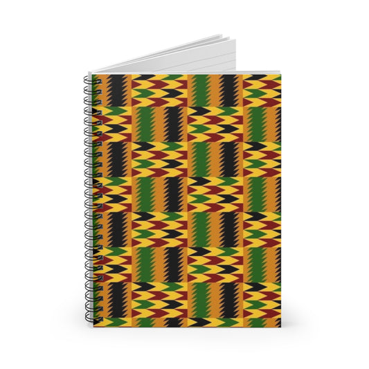 Cuaderno Espiral - Línea Reglada “Kente”