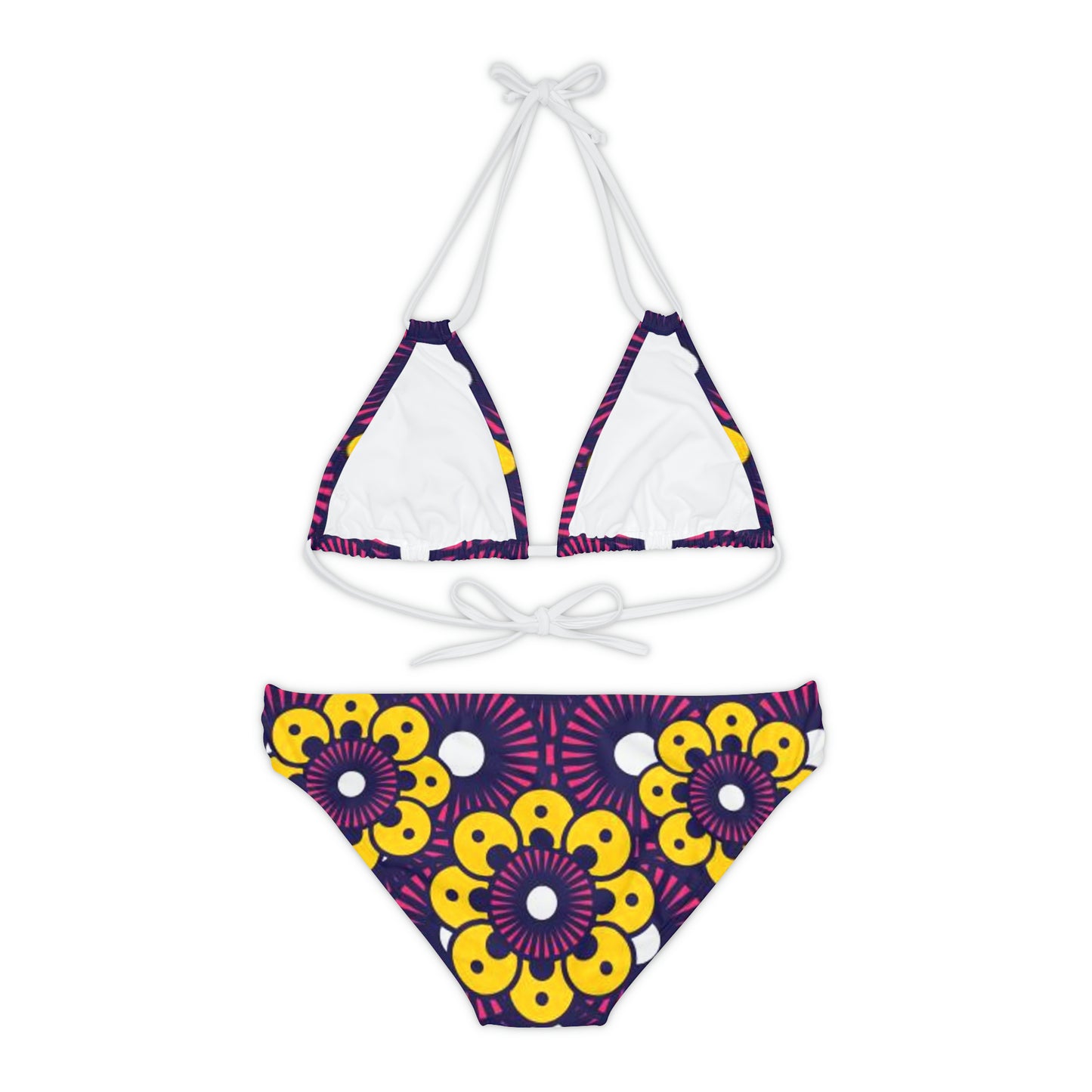 Strappy Bikini Set “Flower”