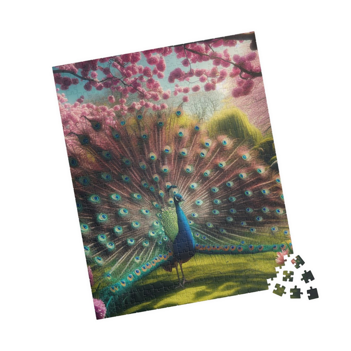 Puzzle (110, 252, 520 piece) "Peacock"