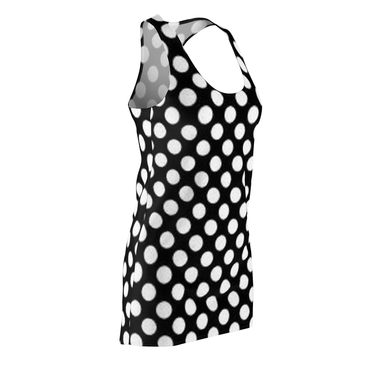 Women's Cut & Sew Racerback Dress "Polka Dot"