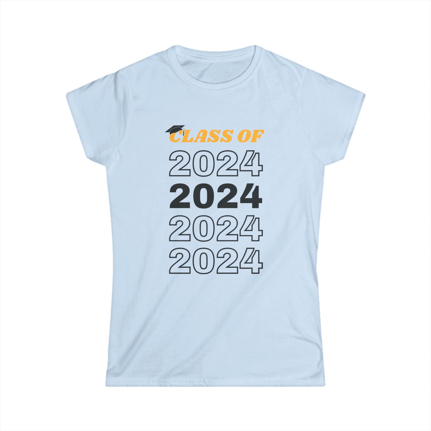 Women's Softstyle Tee "Class of 2024"