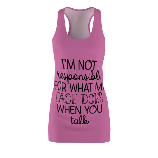 Cut & Sew Racerback Dress “I’m Not Responsible”