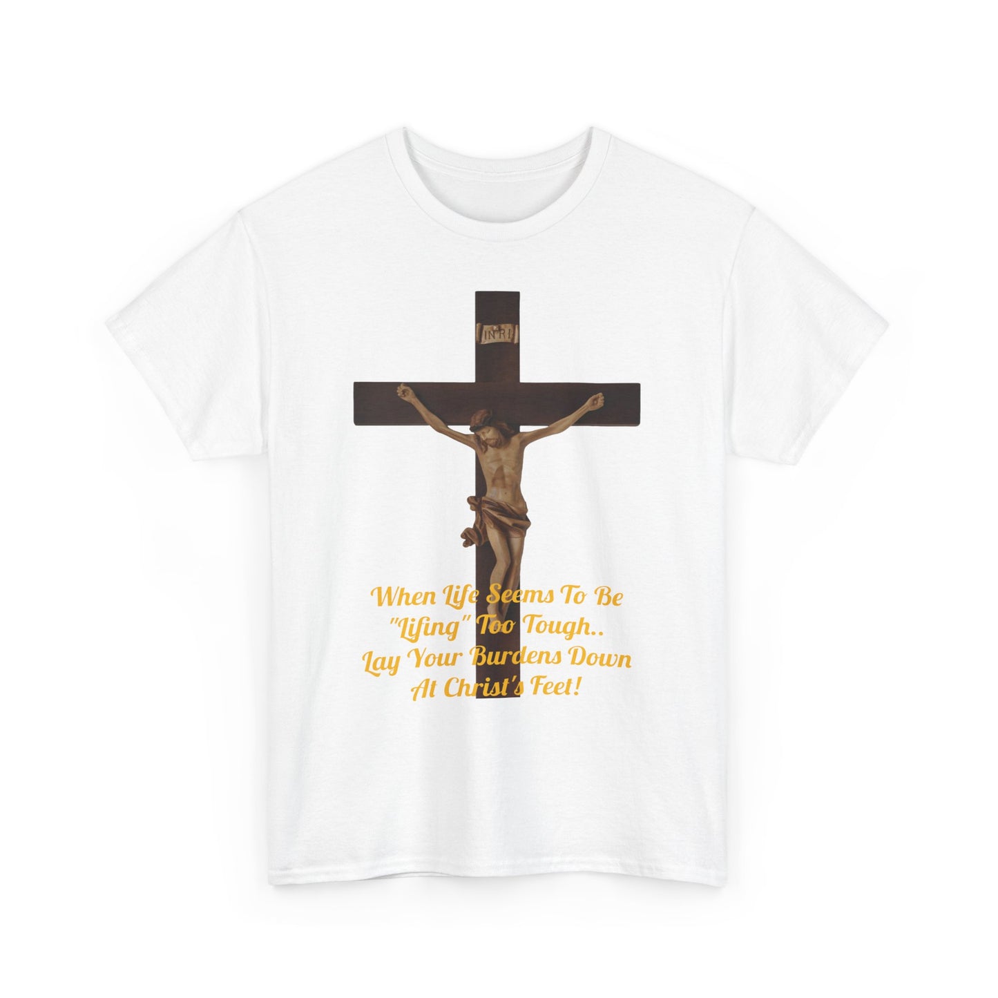 Camiseta unisex de algodón pesado "Cuando la vida es vida"