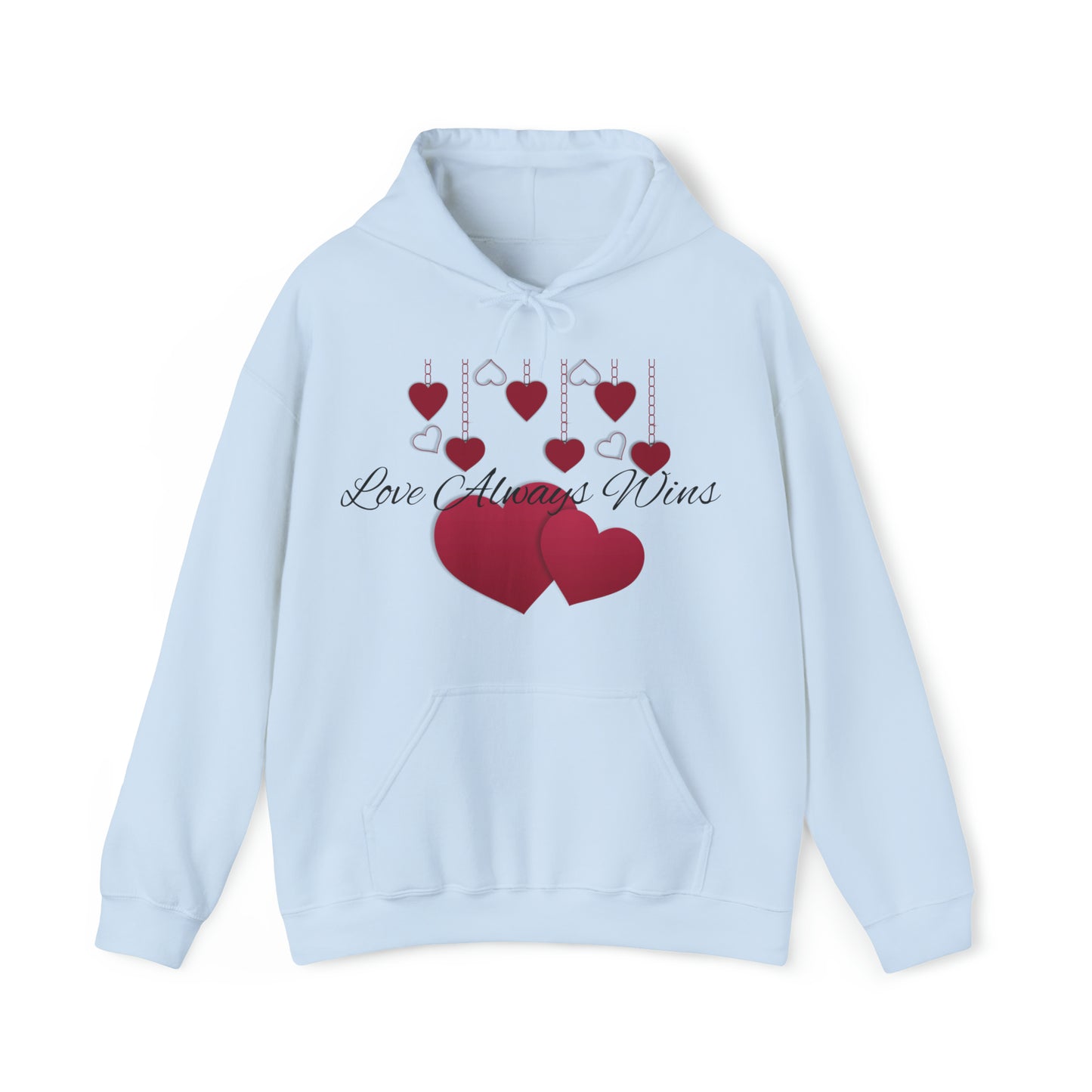 Sudadera con capucha de mujer “El amor siempre gana"