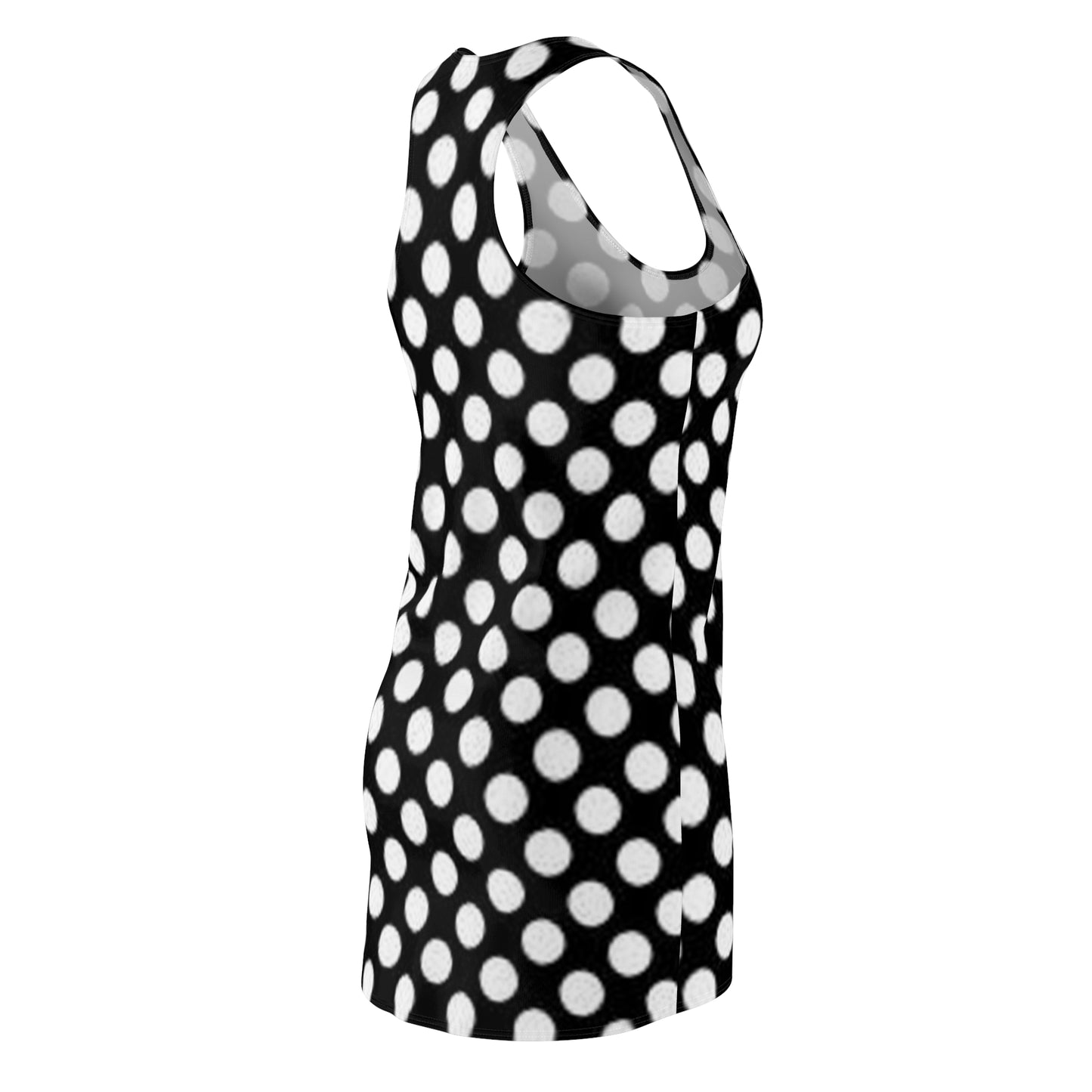 Women's Cut & Sew Racerback Dress "Polka Dot"