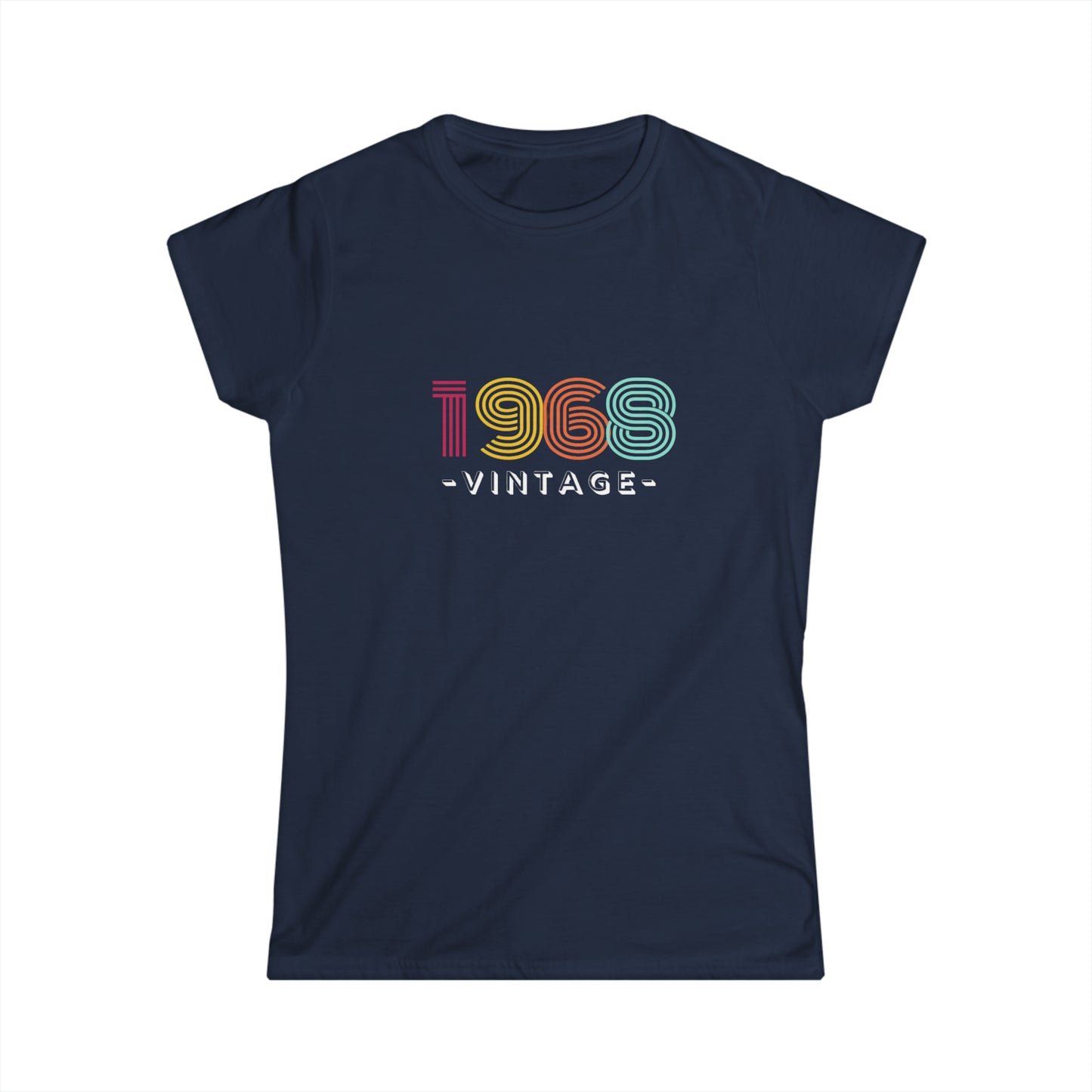 Women's Softstyle Tee "Vintage + Year"