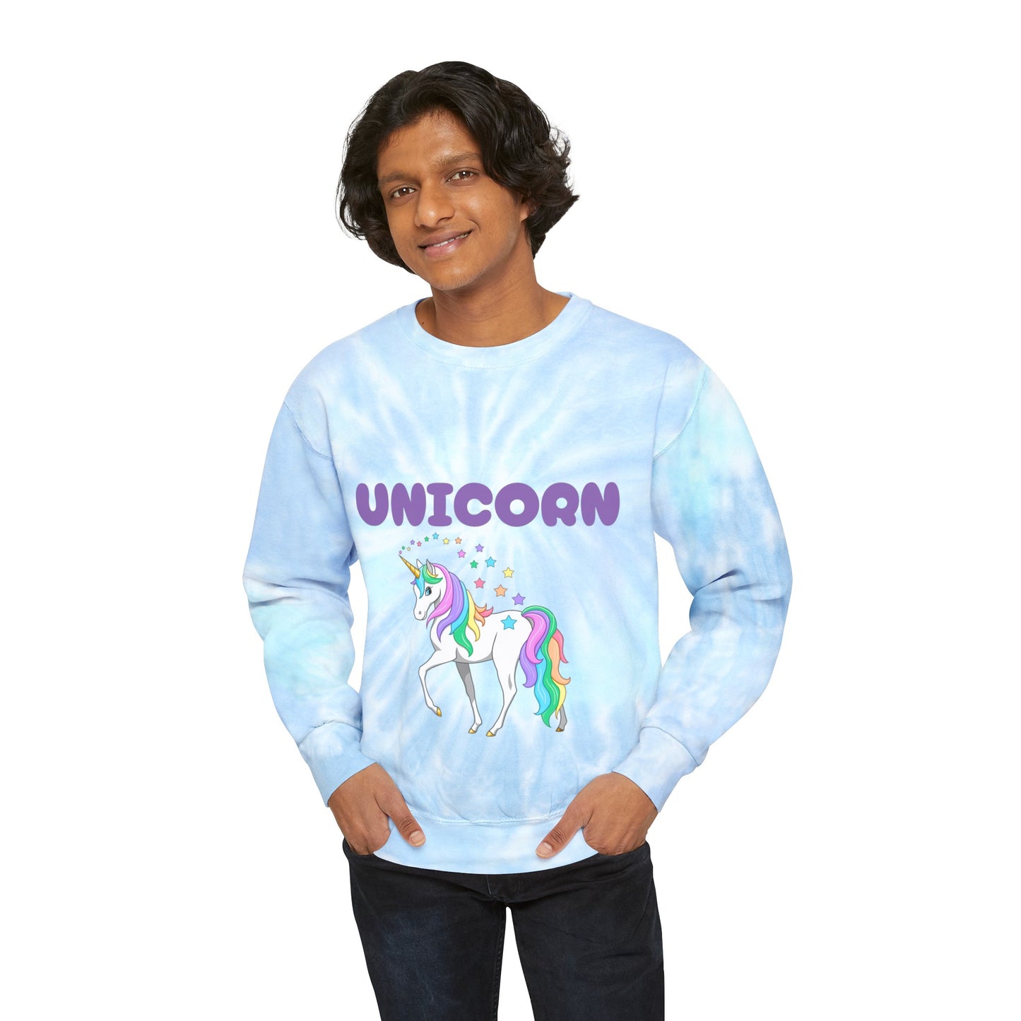 Unisex Tie-Dye Sweatshirt “Unicorn”