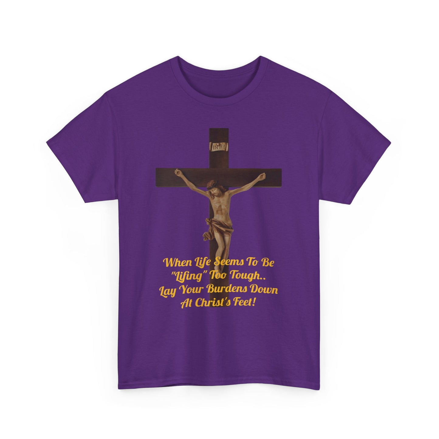 Camiseta unisex de algodón pesado "Cuando la vida es vida"