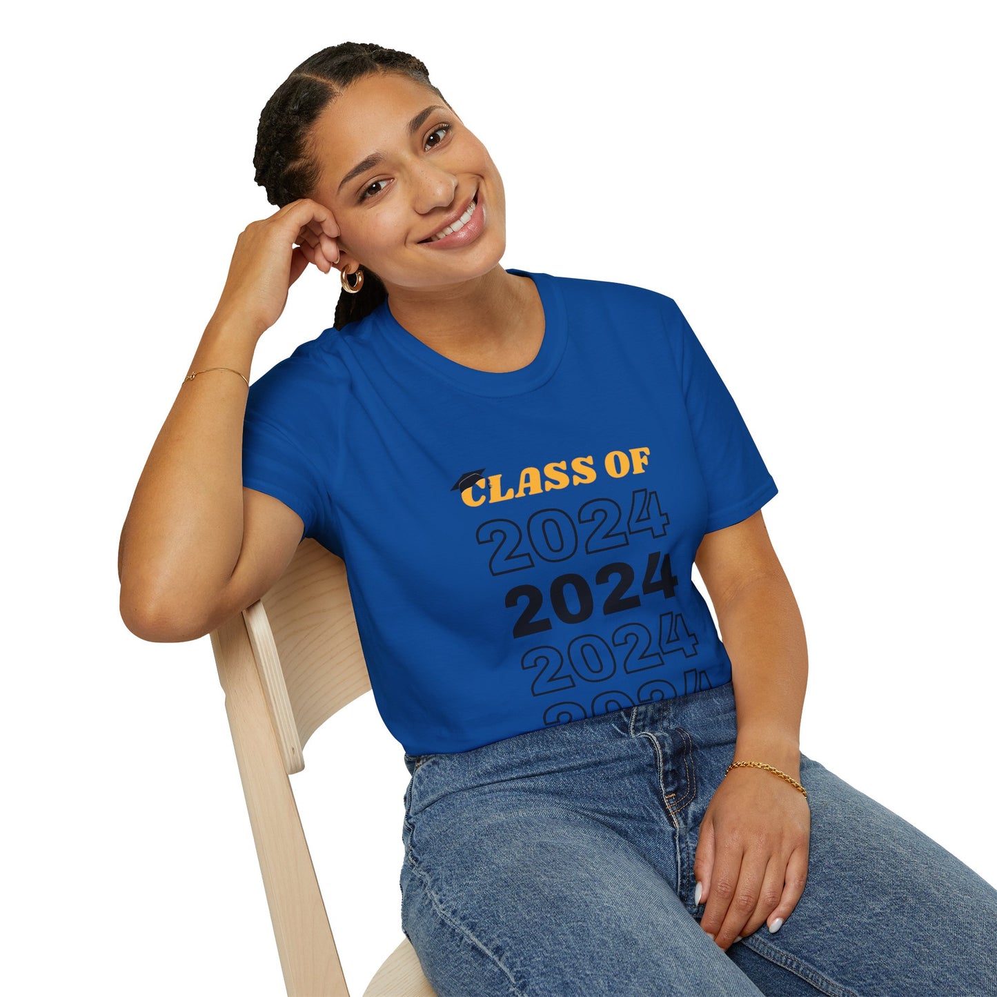 Unisex Softstyle T-Shirt “Class of 2024"