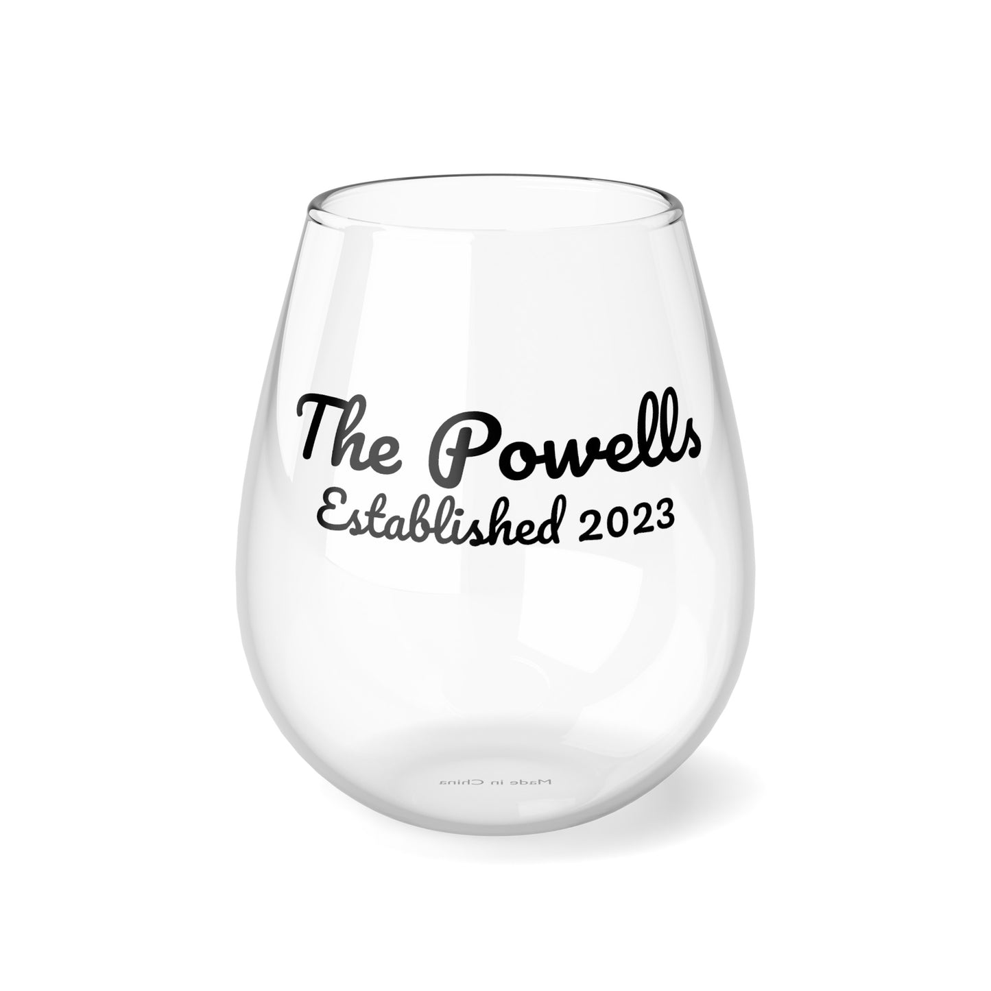 Personalized Stemless Wine Glass, 11.75oz